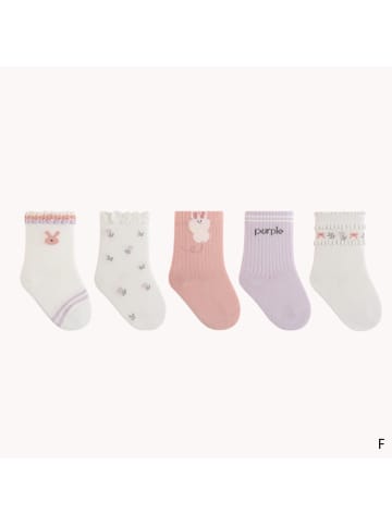 MUNADUNA 5er-Set 'Hase' Baby Socken