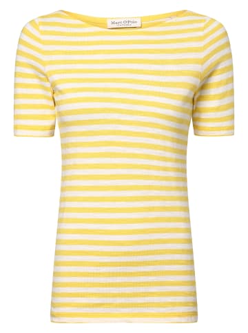 Marc O'Polo T-Shirt in gelb ecru