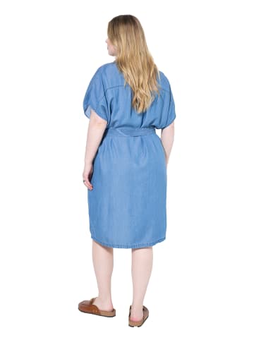 Studio Untold Hemdblusenkleid in blue denim