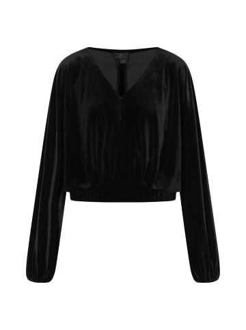 DreiMaster Klassik Bluse in Schwarz