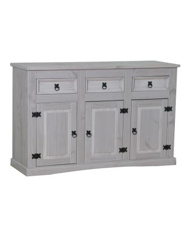 dynamic24 Sideboard New Mexiko (B)132 x (H)84,5 x (T)43,5cm in Grau