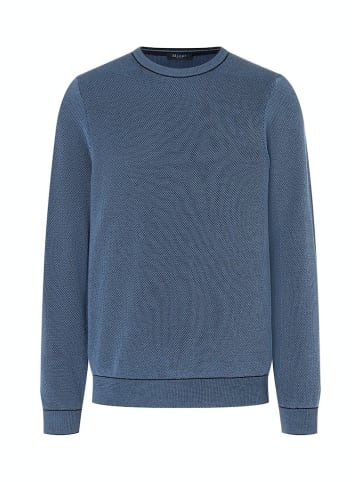 März Pullover Rundhals 1/1 Arm in Blau