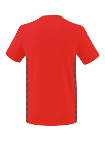 erima Essential Team T-Shirt in rot/slate grey