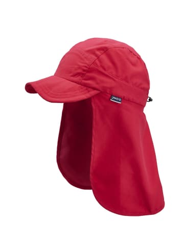 JAKO-O Mütze mit UV-Nackenschutz in rot
