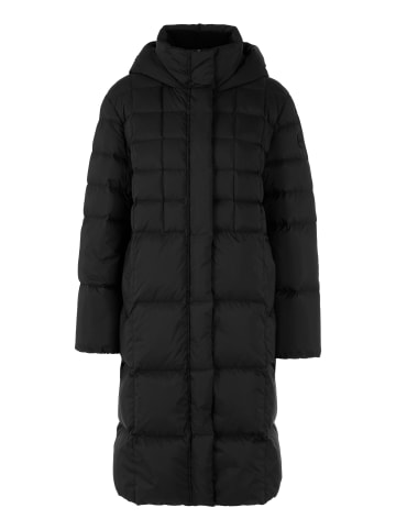 MARC CAIN COLLECTIONS Daunen-Steppmantel mit Kapuze in Black