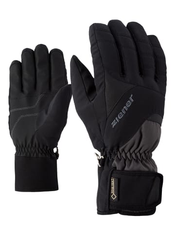 Ziener Finger Skihandschuhe in schwarz