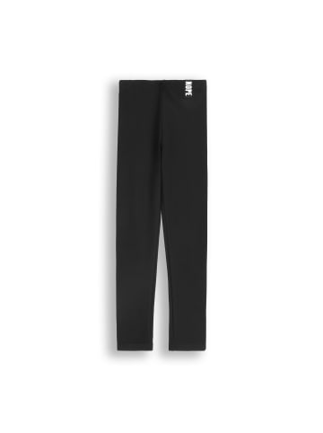Coccodrillo Sweat-Leggings mit langem Hosenbein in schwarz