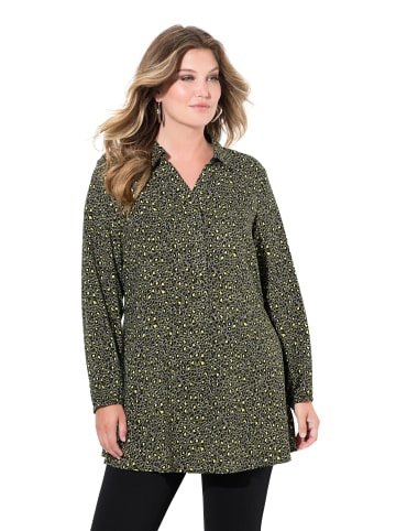MIAMODA Hemdbluse in dunkelgrün