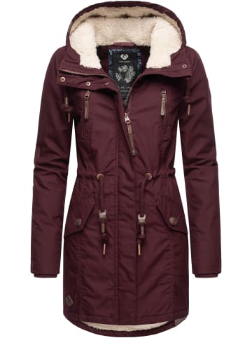 ragwear Wintermantel Elsie in Wine Red22