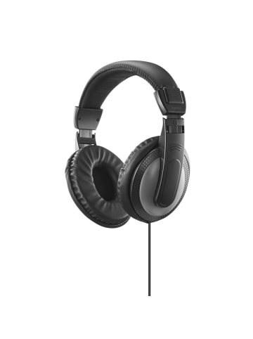 Hama Shell II Over-Ear, kabelgebunden, Stereo, Schwarz in Schwarz