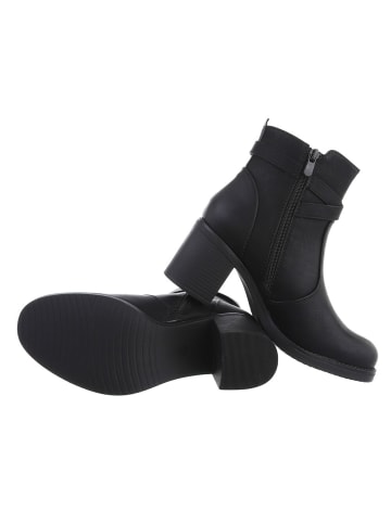 Ital-Design Stiefelette in Schwarz