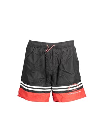 Karl Lagerfeld Schwarze Polyester-Badeshorts