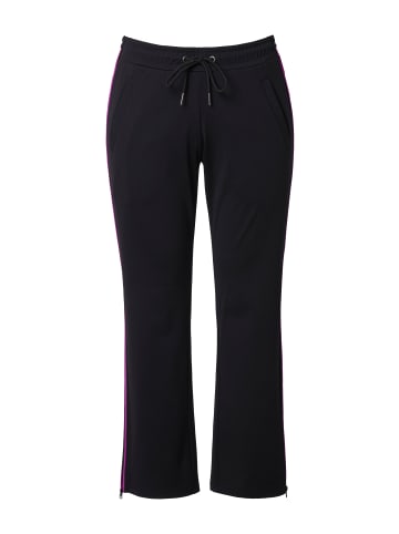 Ulla Popken Jogginghose in schwarz