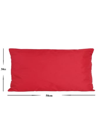 JACK 2er Set Outdoor Kissenhülle 30x50cm in Rot