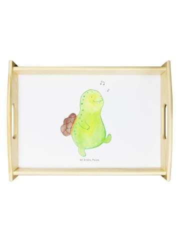 Mr. & Mrs. Panda tablett aus holz Schildkröte Pfeifen ohne Spruch in Weiß