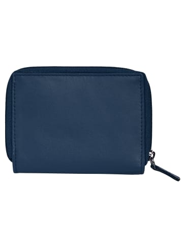 Bruno Banani Geldbörse echt Leder in blau