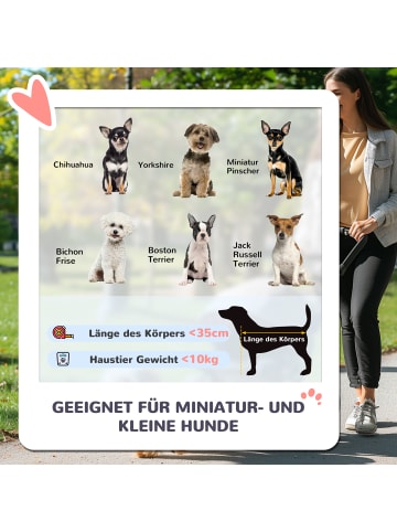 Pawhut Hundebuggy 75L x 45B x 97H cm