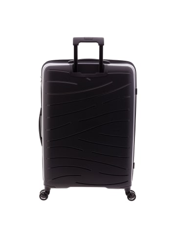 Gladiator 1700 4 Rollen Trolley 74 cm mit Dehnfalte in black