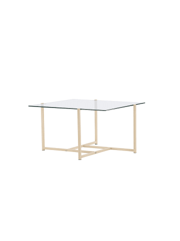 ebuy24 Couchtisch Hybrid Glas 80 x 80 cm