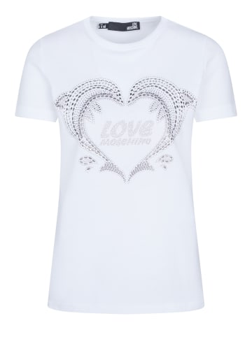 Love Moschino Top für Damen in weiß