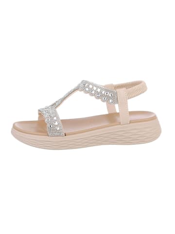 Ital-Design Sandale & Sandalette in Beige