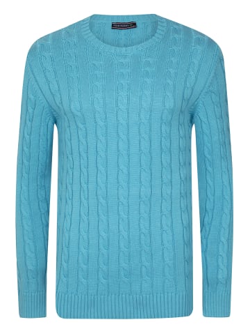 Felix Hardy Zopfmuster Pullover in Baby Blau