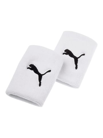Puma Schweißband 4er Pack in Schwarz/Weiß