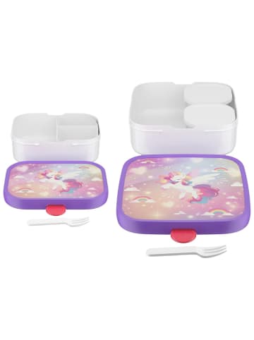 Mepal 2er Set Brotdosen-Set Campus (2025) in Unicorn Glow