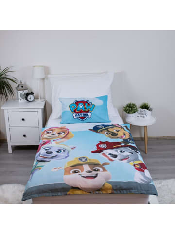 Paw Patrol Paw Patrol Bettwäsche-Set für Kinderbett 100x135 cm + 40x60 cm aus in Blau