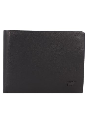 Braun Büffel Hannes Geldbörse RFID Schutz Leder 12 cm schwarz