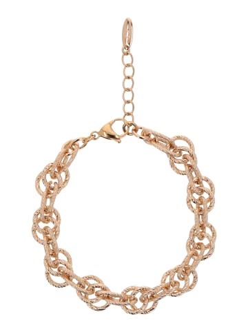 faina Women Chain Link Bracelet in Rose Gold