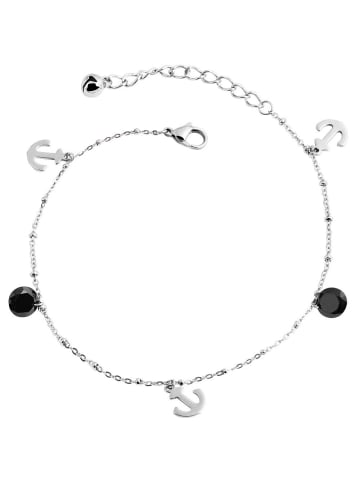 Adeliás Damen Anhänger aus Edelstahl in silber