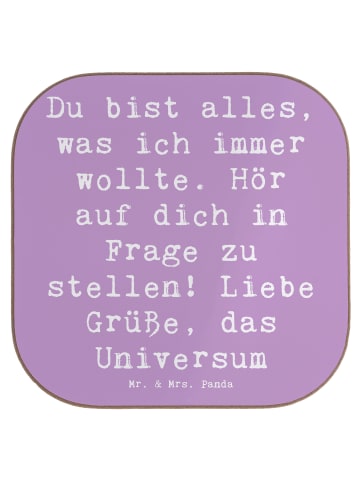 Mr. & Mrs. Panda Untersetzer Spruch Hoffnung und Selbstliebe mit... in Lavendeltraum