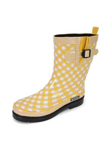 MADSea Gummistiefel Checkered in gelb