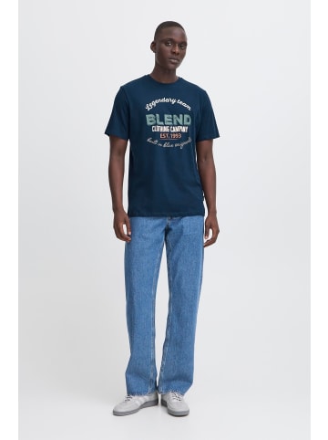 BLEND Rundhalsshirt BHBenop - 2er Pack in Blau