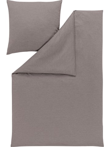 Estella Mako-Interlock-Jersey Bettwäsche in taupe