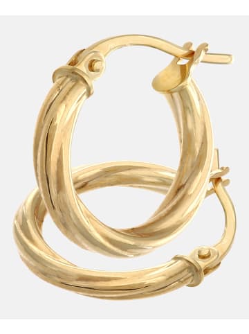 Vanlere Creolen aus 375 Gelbgold