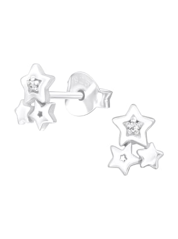 Bungsa Ohrstecker in Silber