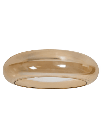 Beliani Deckenleuchten NITH in Braun - (W) 41 x (H) 12 x (L) 41 cm