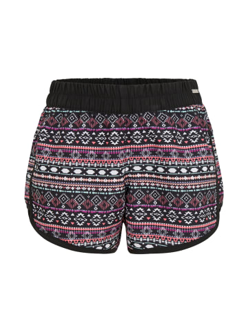 LASCANA Badeshorts in schwarz-bunt