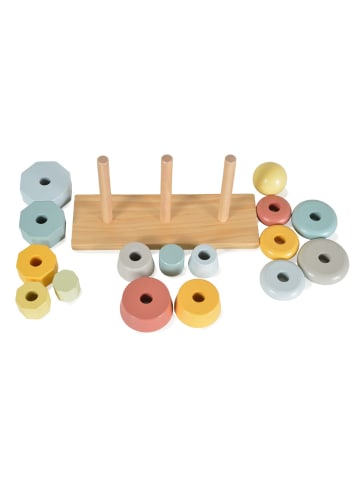 Tooky Toy Holz-Stapelturm-Set TKF008B in bunt