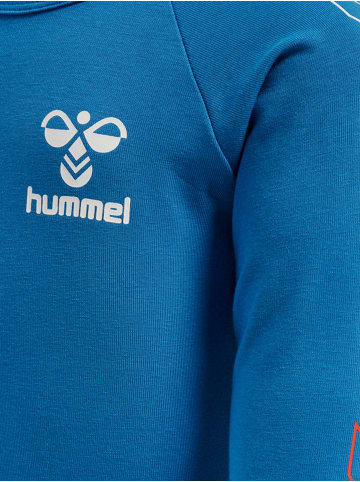 Hummel Druckknopf Strampler Raglanärmel Hmlcody Jungen in VALLARTA BLUE