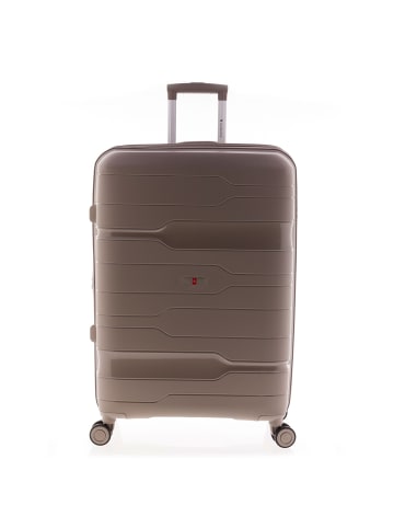 Gladiator 3800 4 Rollen Trolley 77 cm mit Dehnfalte in beige