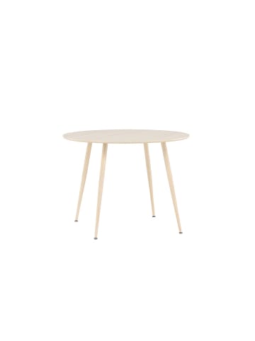 ebuy24 Esstisch Plaza Whitewash 100 x 100 cm