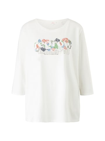 s.Oliver T-Shirt in 02D2_ecru