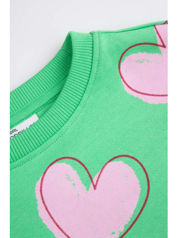 Coccodrillo Baumwoll-Sweatshirt in grün