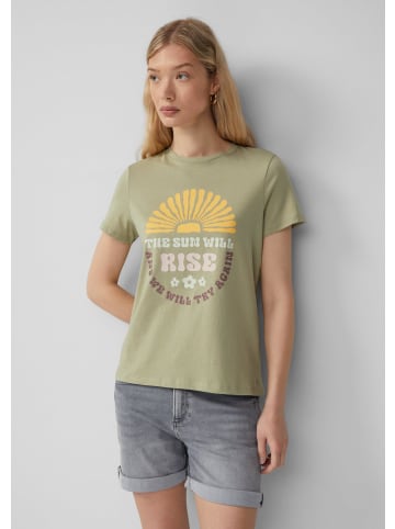 QS T-Shirt in 75D0_olivgrün