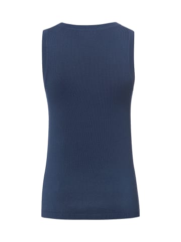 Marie Lund Stricktop in indigo - 0004