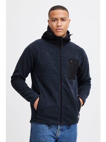 INDICODE Fleecejacke IDWilmot 55384MM Herren Fleecejacke mit Kapuze in Blau