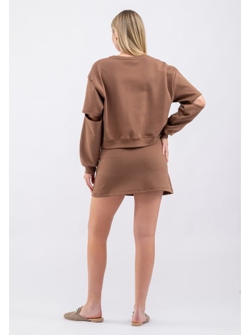 Tom Barron Freizeitanzug Women Sweatshirt And Skirt Set in GRAU